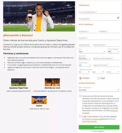 aviator betsson registro