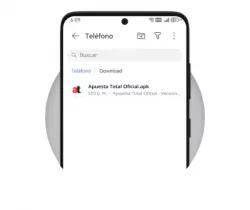 Apuestatotal.apk en las descargas de tu telefono